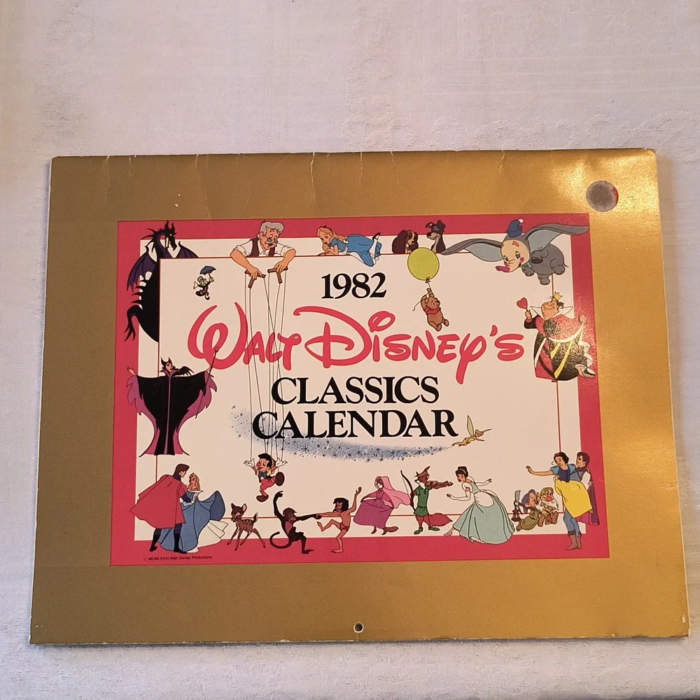 Walt Disney 1982 Classics Calendar